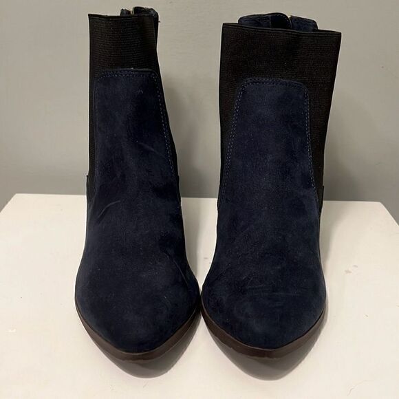 Fioni Women's Black Classic Block Heel Tight Ankle Bootie Boots Size 8 - Picture 3 of 9